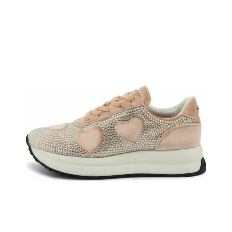 LOVE MOSCHINO Low Top Casual Shoes Women's Beige-0