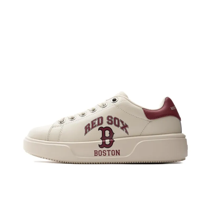 MLB Chunky Classic Cushioning Wear Resistant Low Top Skateboard Shoes Unisex Red-0
