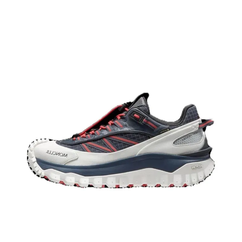 Moncler Low Top Casual Shoes Men's Black-0