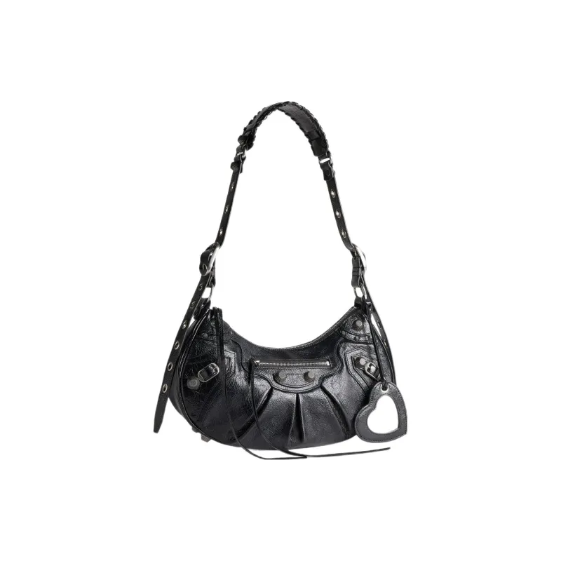 Balenciaga Le Cagole Shoulder Bag Small Black-1