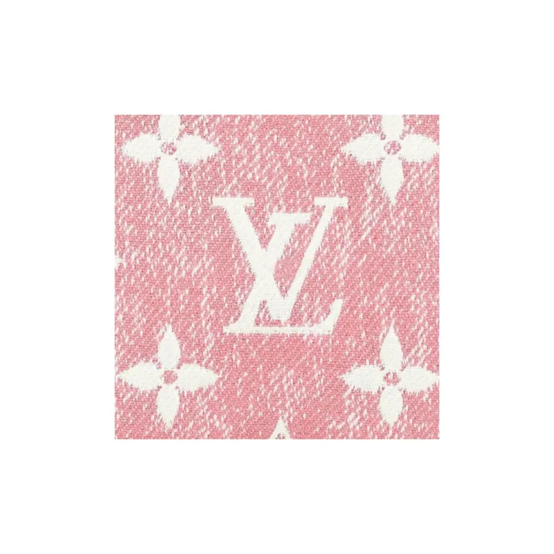 LOUIS VUITTON Micro Pochette Accessoires Denim Jacquard Pink-7