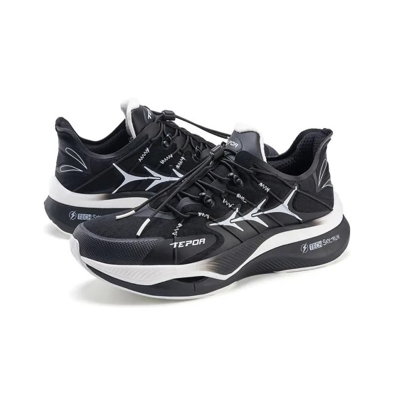 TEPOR Cushioned Slip Resistant Lightweight Low Top Casual Running Shoes Unisex-8
