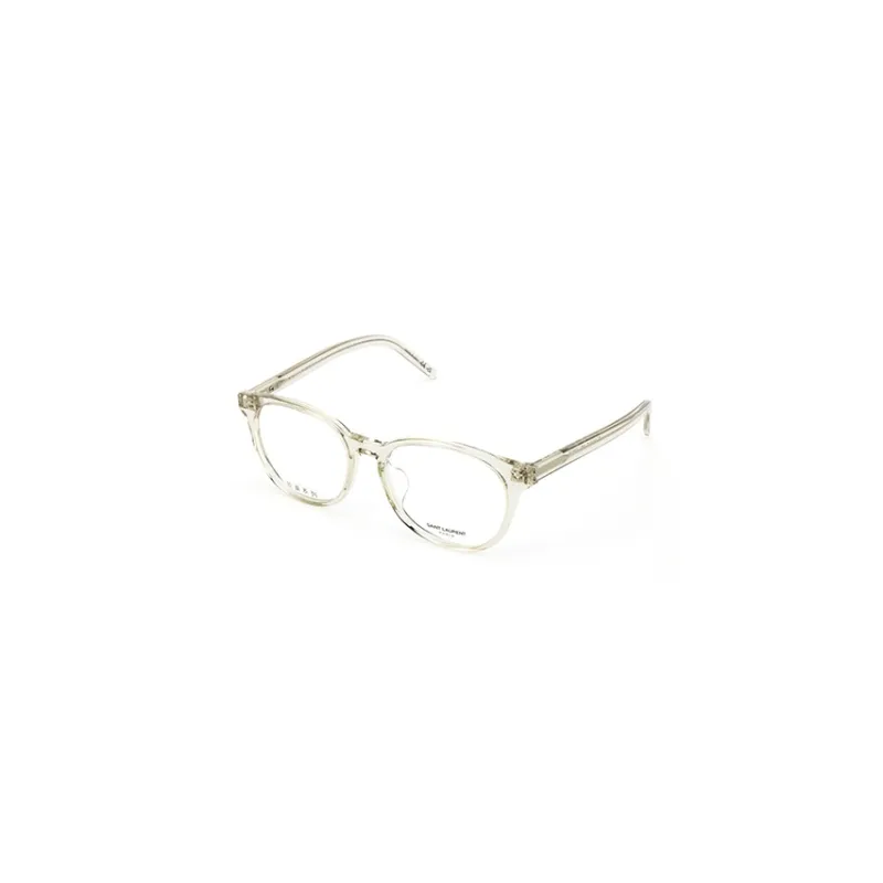 SAINT LAURENT Plate Frame Oval Eyeglass Frames Unisex-0