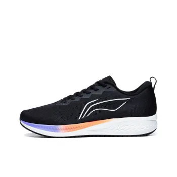 LiNing Red Hare 6 Cushioning Anti Slip And Wear Resistant Rebound Low Top Running Shoes Women's Black