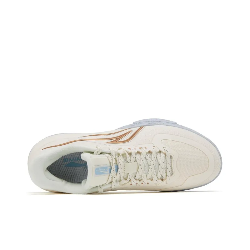 LiNing Flash 3 Cushioning Anti Slip And Wear Resistant Low Top Basketball Shoes Men's Ivory-3