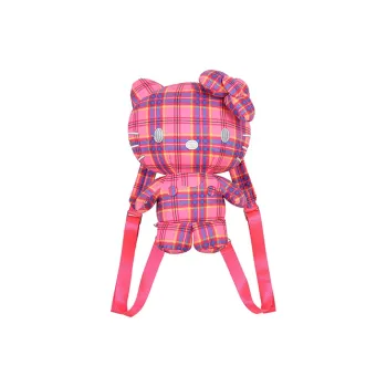 WHOOSIS Nylon Backpack Regular Black/Pink