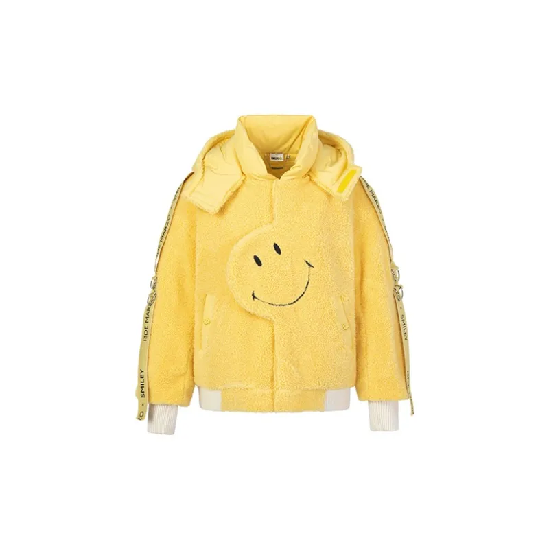 Smiley X 13 DEMARZO SMILEY Velvet Jackets Unisex-4