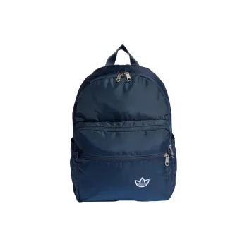 Adidas Originals Recycled Nylon Plain Weave Backpack Regular Unisex Indigo