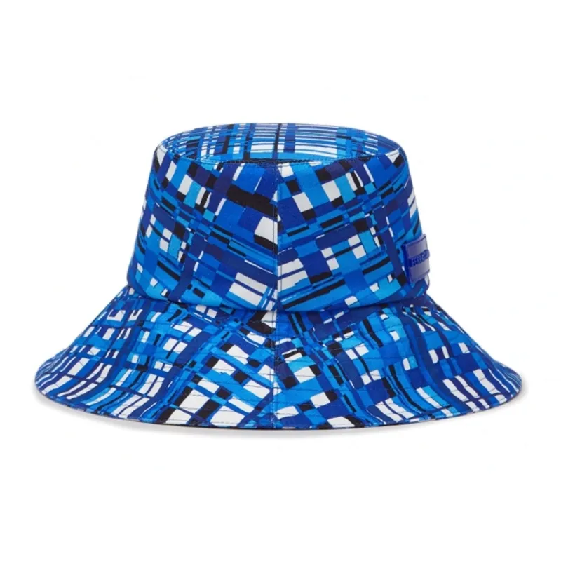 FERRAGAMO Cotton Bucket Hats Women's Blue-1