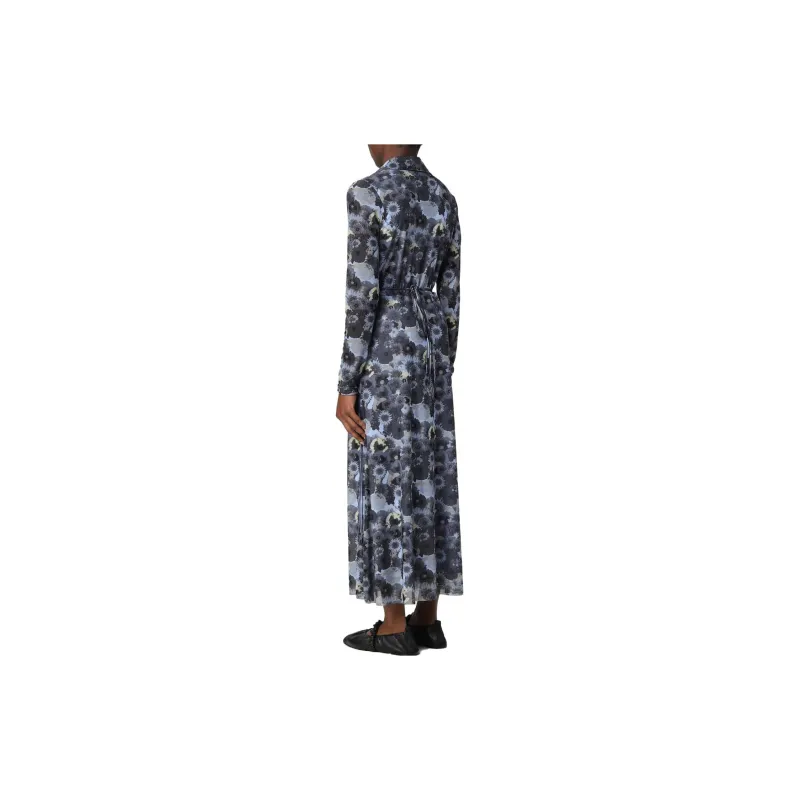 GANNI Floral Wrap Dress-1
