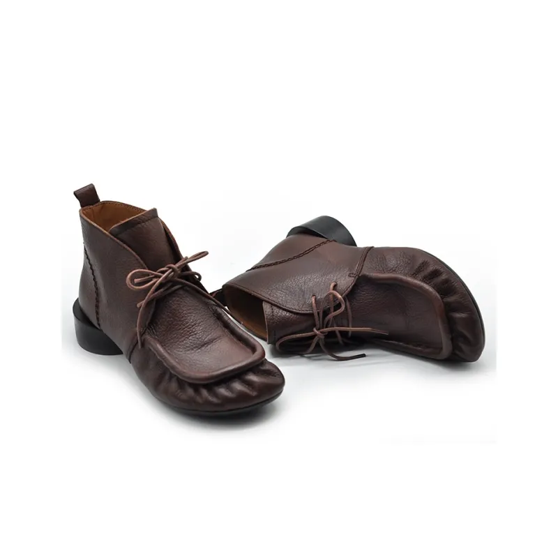 ARTMU Ankle Boots Women's Brown/Black-4