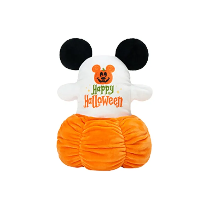 Disney Mickey 2023 Halloween Mickey And Friends Collection Pumpkin Plush Toys Dolls Plush Doll 24cm Height-2