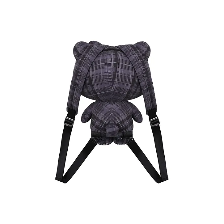 WHOOSIS Nylon Backpack Regular Black/Pink-6