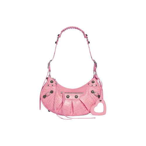 Balenciaga Women's Le Cagole Small Crossbody Bag Pink