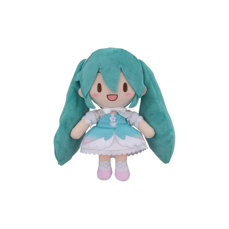 SEGA VOCALOID Hatsune Miku & Megurine Luka 15th Anniversary Edition Dolls Plush Doll 16cm High-1