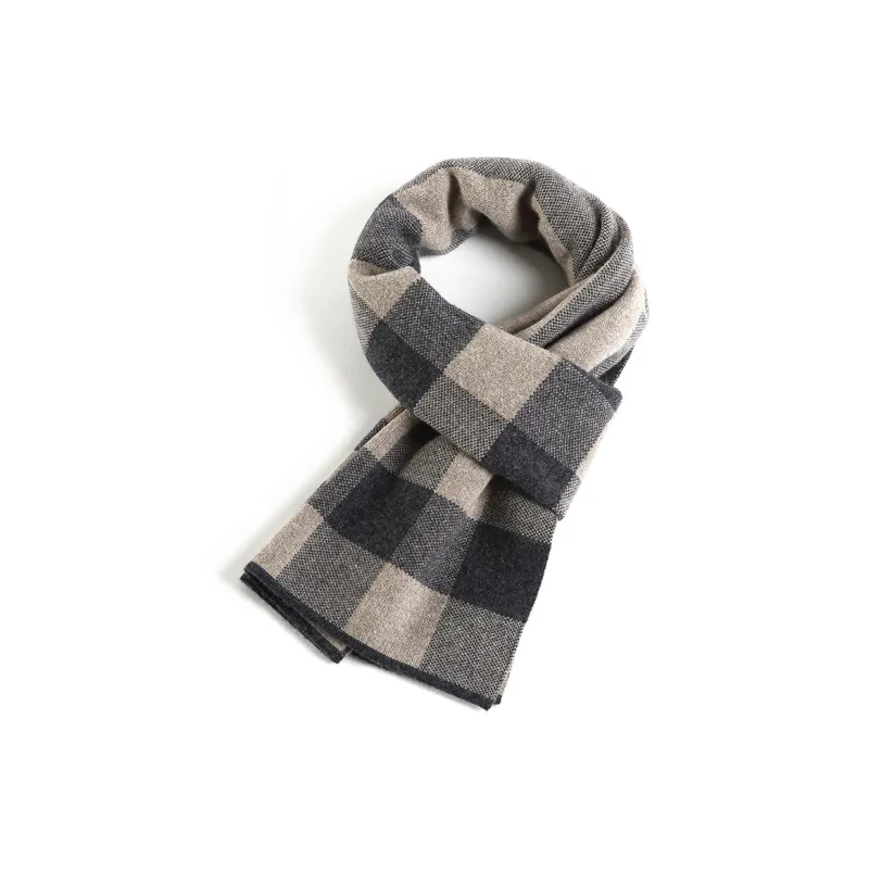 Jiu Ji Cashmere Knit Scarves Men's-5