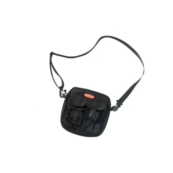 MostwantedLab Nylon Shoulder Bag, Crossbody Bag Trumpets Unisex Black