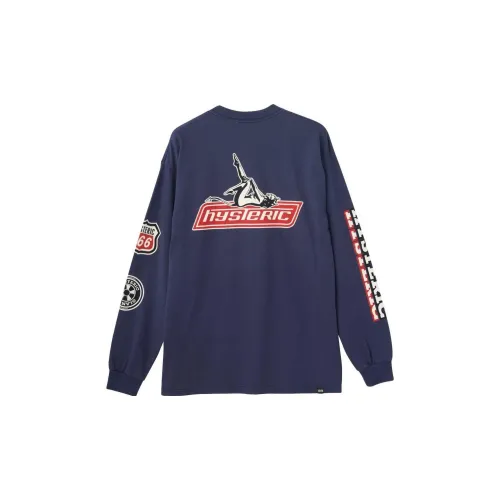 HYSTERIC GLAMOUR T-Shirts Men Navy Blue