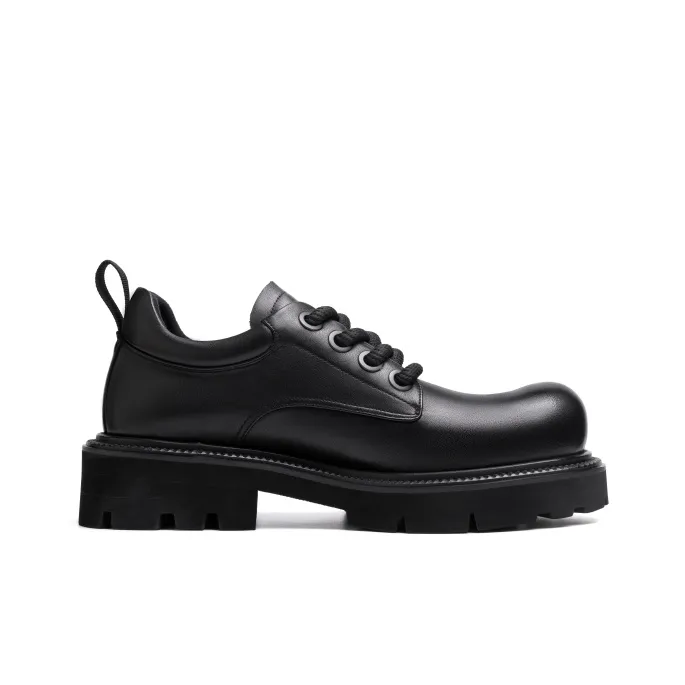 TUATARA Casual Leather Shoes Unisex Black-1