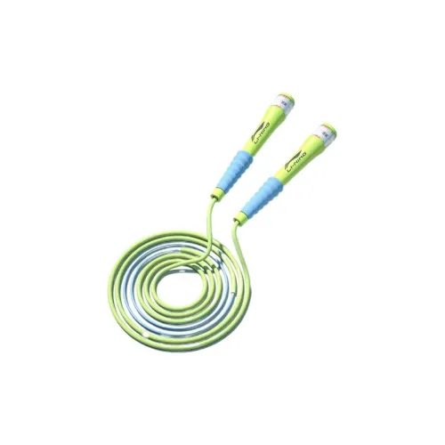LiNing Fitness Training Non Countable Jump Ropes Kids PVC Rope PP+Silicone Controller 2.8m Vibrant Green