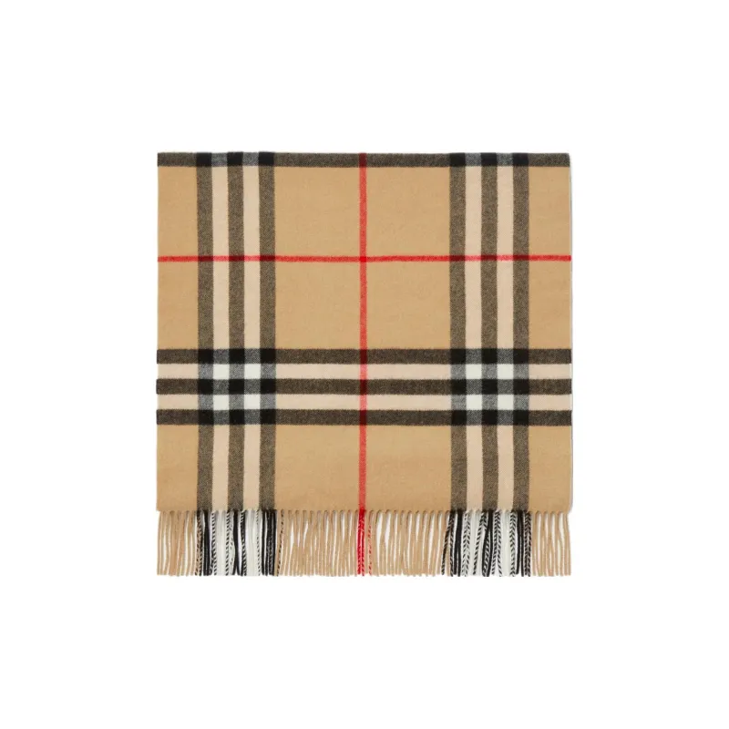 Burberry Check Cashmere Scarf-1