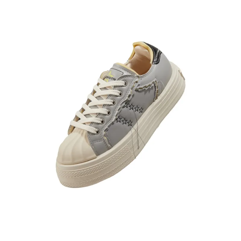 FORESHADOW 'POP' Sneaker Low Top Skateboard Shoes Unisex Gray-1
