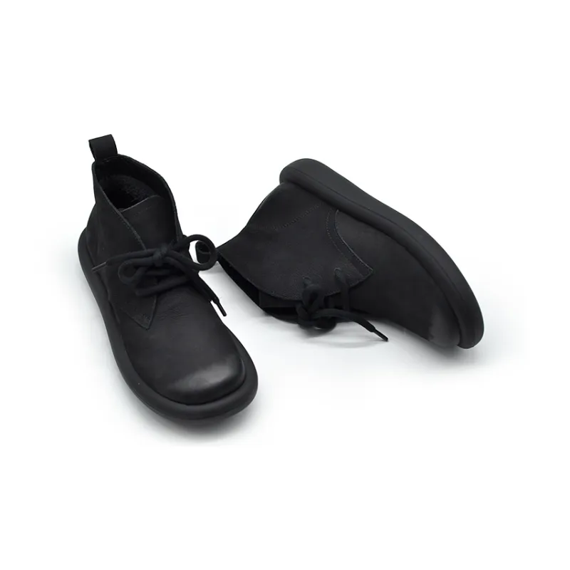 ARTMU Ankle Boots Women's Black/Light Red-4