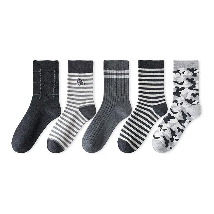 Caramella Mid Calf Socks Men's 5 Pack-0