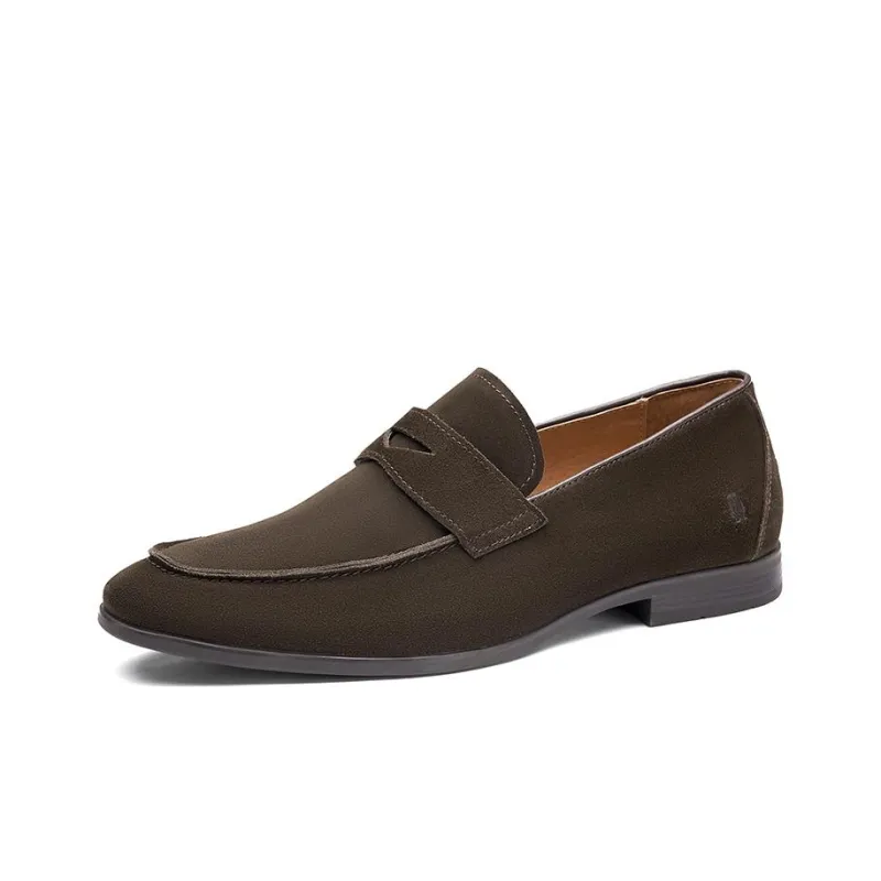 Hush Puppies Loafers Men Low Top Black/Brown-5