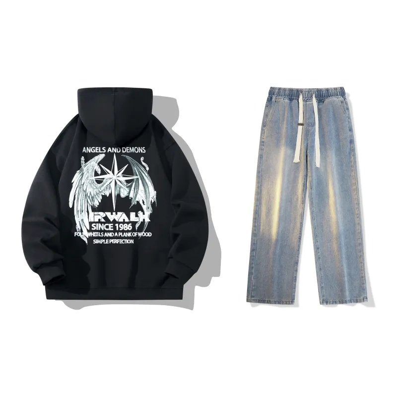 Airwalk Sweatshirt Sets Unisex-69