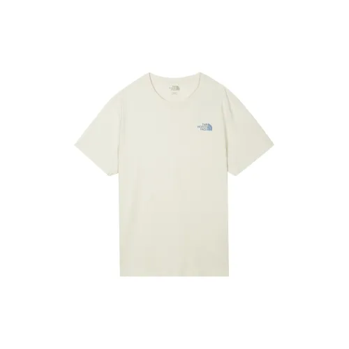 THE NORTH FACE T-Shirts Unisex Ivory White