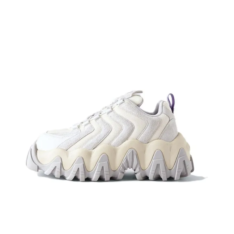 EYTYS Cushioned Slip Resistant Mid Top Casual Shoes Unisex White-0