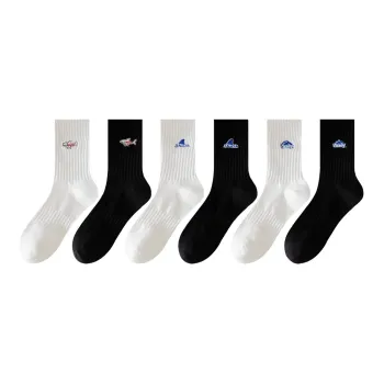 AUGUST Mid Calf Socks Men's 6 Pack