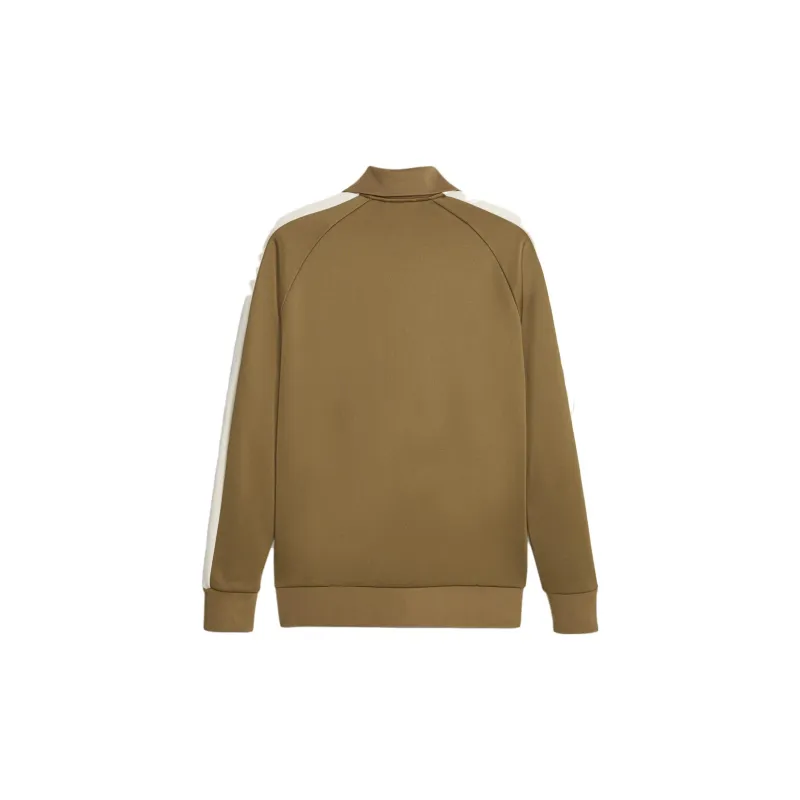PUMA T7 ICONIC Men's Track Jacket Jacket Men's Dark Khaki-1