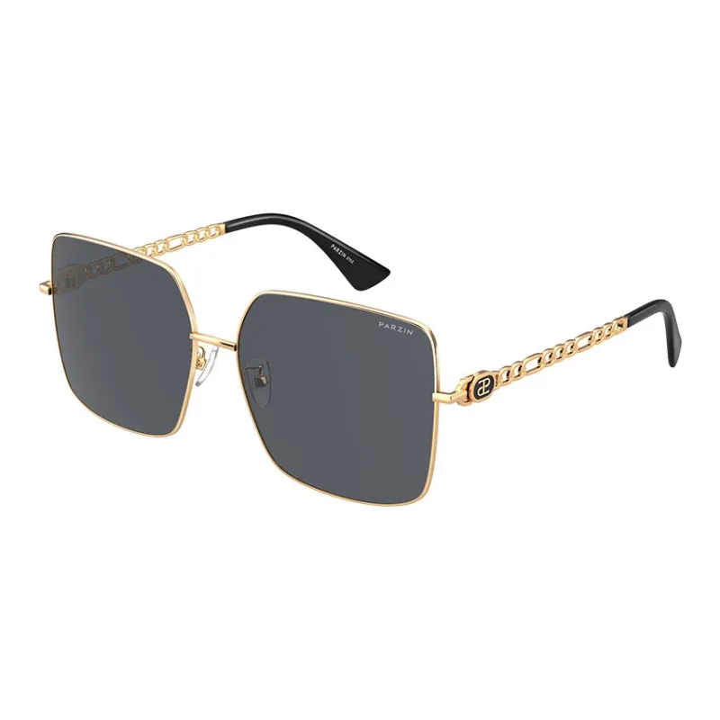 PARZIN Square Sunglasses Women's Fashion Logo Refined Correcting Sunglasses For Women's-0