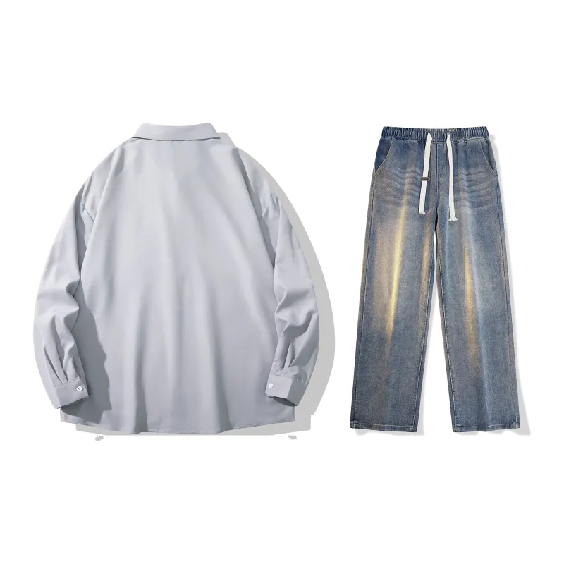 Airwalk Shirt Matching Sets Unisex-19