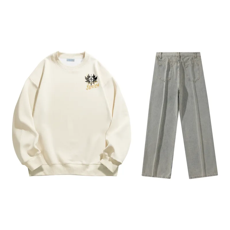 Jaslcs Sweatshirt Sets Unisex-5