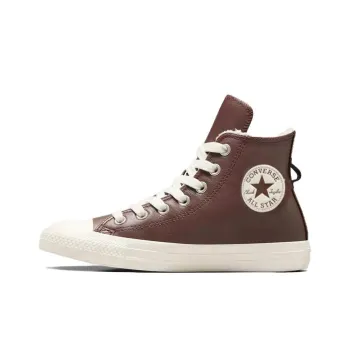 Chuck Taylor All Star Women's Converse Leather High 'Faux Fur Lining Eternal Earth Brown' Women's