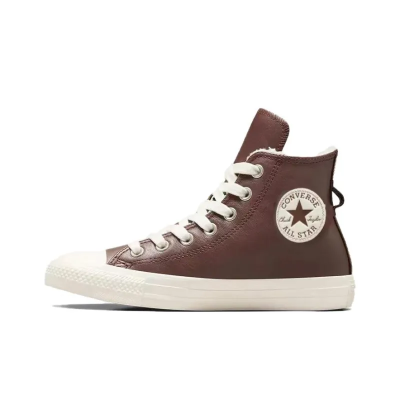 Converse Women's Chuck Taylor All Star Leather High 'Faux Fur Lining Eternal Earth Brown' Women's-0