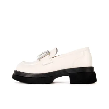 LESELE Loafers Women's Low Top Black/Beige