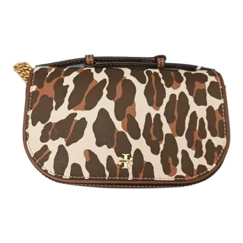 TORY BURCH Emerson Cow Leather Chain Bag, Small Square Bag, Shoulder Bag, Crossbody Bag Women's Multicolor