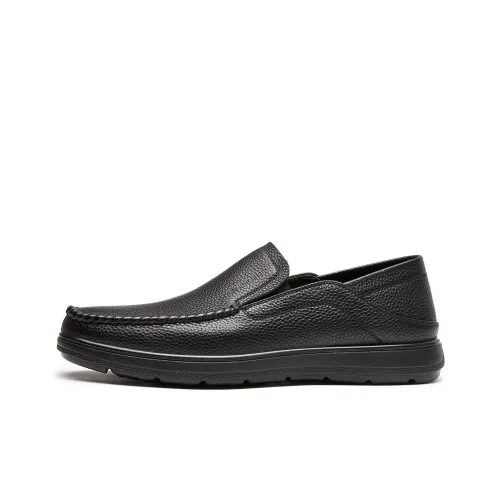 PLO CART Men's Casual Shoes Men Low-Top Black