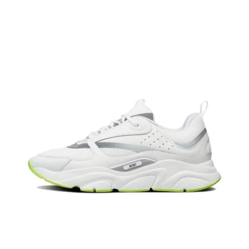 DIOR B22 White Silver Fluo Green-0