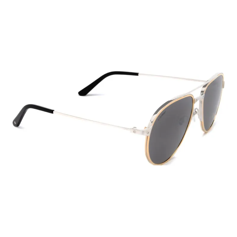 Cartier Santos De Cartier Pilot frame Sunglasses-1