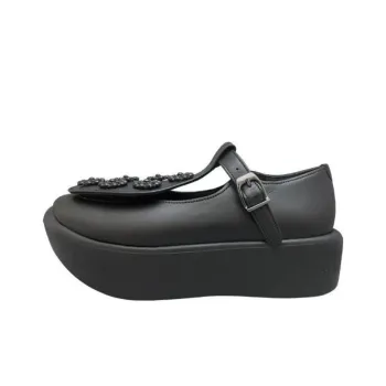 Tokyo Bopper Low-Top Casual Shoes 5cm Women's Black