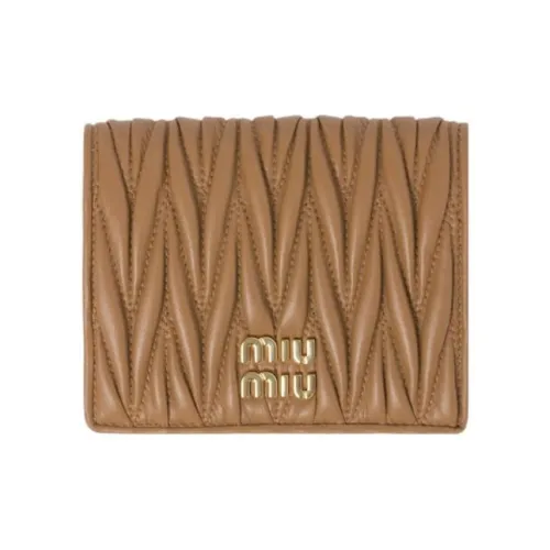 MIU MIU Matelassé Wallets