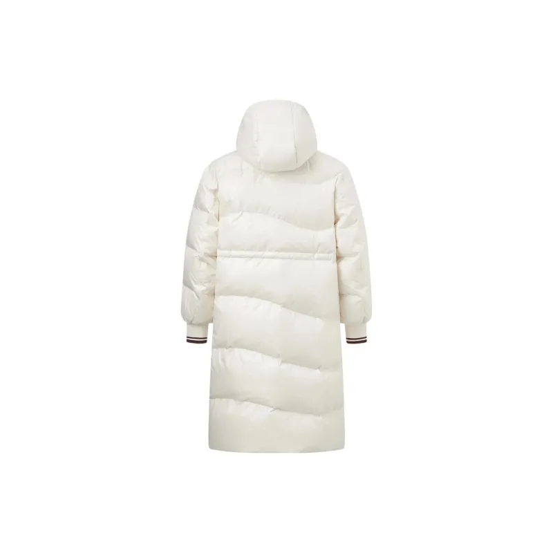 LiNing Sports Life Collection Down Jacket Women's Ecru-1