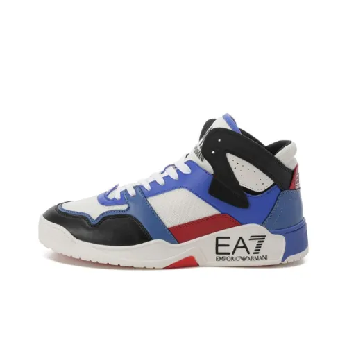 Ea7 EMPORIO ARMANI Colour-block High-top Sneakers