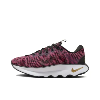 Nike Motiva Black Metallic Gold White Fireberry Women's