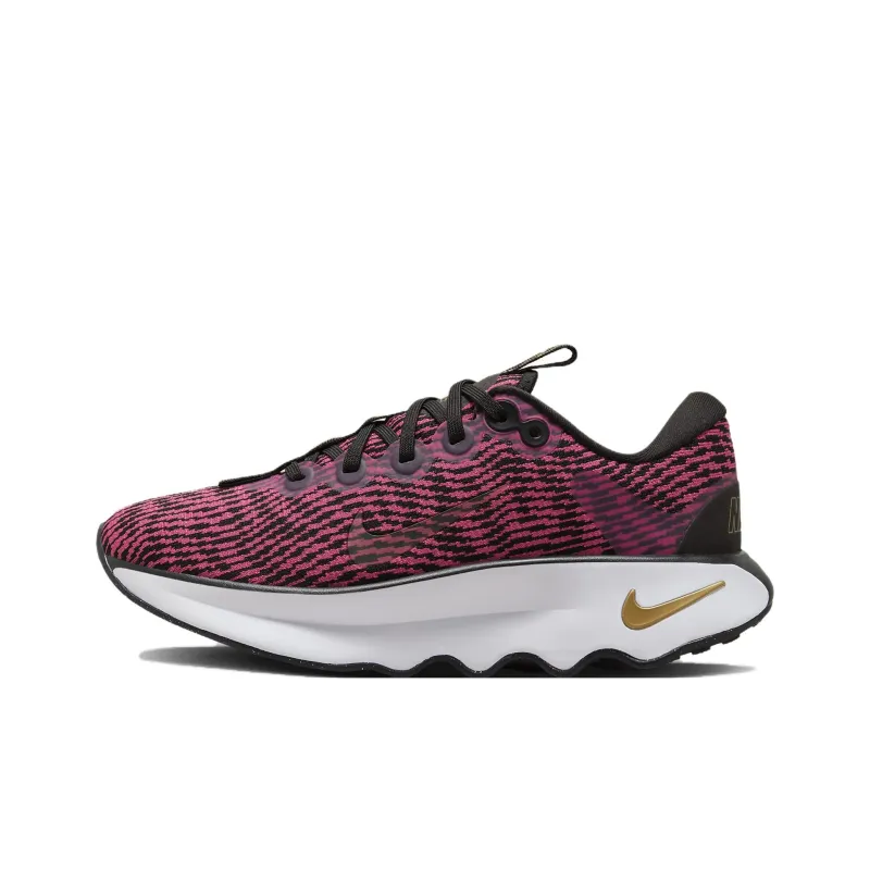 Nike Motiva Black Metallic Gold White Fireberry Women's-0